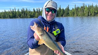 Pike and Walleye fishing on Flint Lake- Flint Wilderness Resort