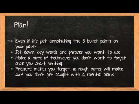 Revision techniques for writing