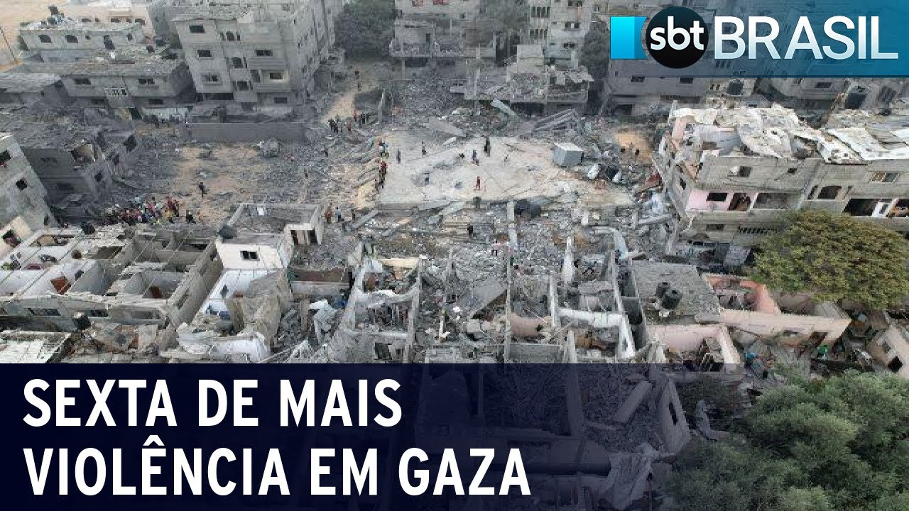 Número de mortos na Faixa de Gaza passam dos 11 mil | SBT Brasil (10/11/23)