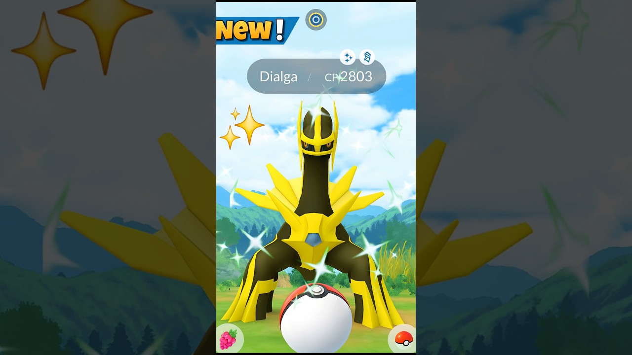 When I Got✨️Shiny Dialga Raid in Pokemon Go