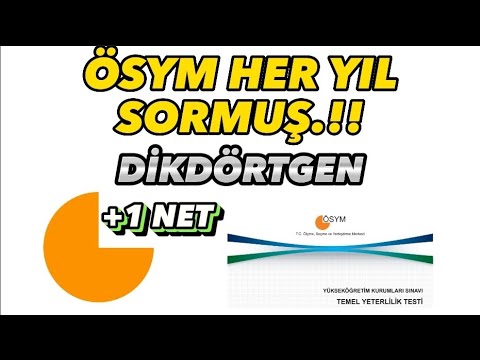 ÖSYM Her Yıl Sormuş..! | Dikdörtgen #tyt #ayt #yks