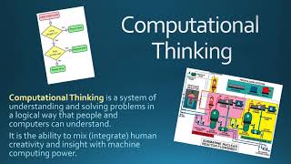 Computational thinking 1 Algorithms
