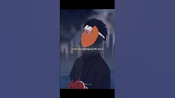 In the end... 😞  #anime #obito #love #naruto #lonly #tobi #alone #lonly #obitouchiha #viralshort