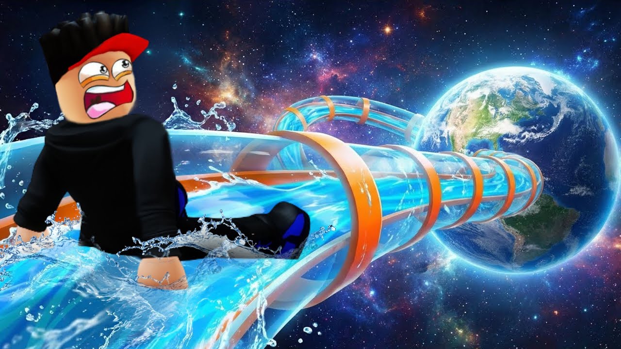 I BUILD BIGGEST WATER SLIDE IN ROBLOX 🌊 😱 | BUILD A WATER SLIDE! | CMD Plays
