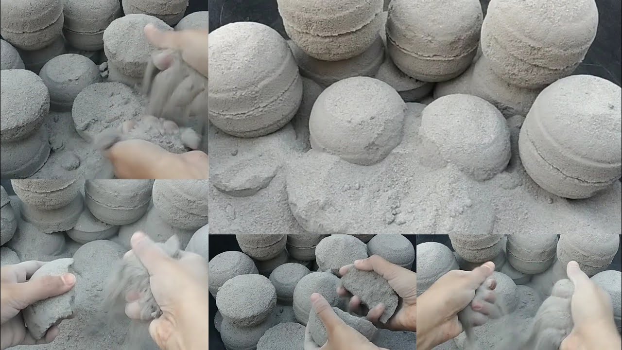 ASMR: Very very dusty soft🤤 Pure Sand Dry/ Wet 💦crumble 🌪🌪🌪|| very satisfying asmr💕