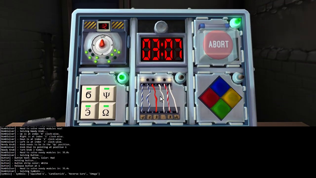 BombSolver: Automatically defusing bombs in 'Keep Talking and Nobody  Explodes' using IA & ML : r/programming