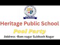 Pool party Heritage Public School 2025