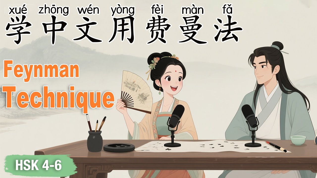 HSK 4–6｜Learn Chinese with the Feynman Technique #learnchinese #method