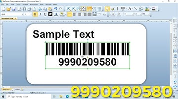 How to Create Label design/ Template in Bartender in hindi #xpertbarcode