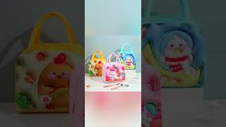 3D Cartoon Children's Portable Lunch Bag, Multicolor #returngifts #lunchbags