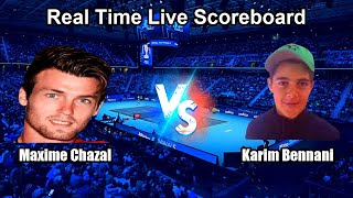 Maxime Chazal vs Karim Bennani Live Score - ATP Challenger Abidjan, Cote d Ivoire Men Singles