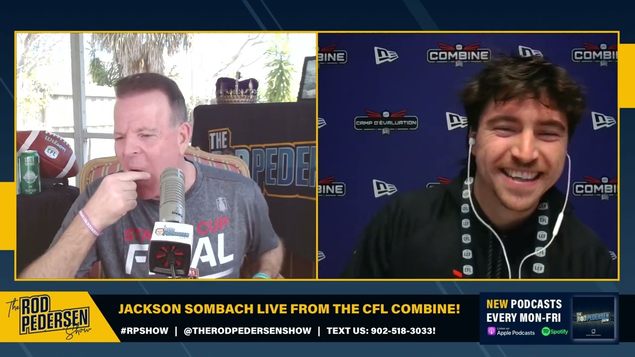 CFL Draft Prospect Jackson Sombach LIVE from the CFL Combine in Winnipeg!
