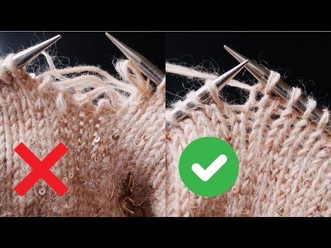 HOW TO FIX A KNITTING MISTAKE if stitches have unraveled without undoing the piece