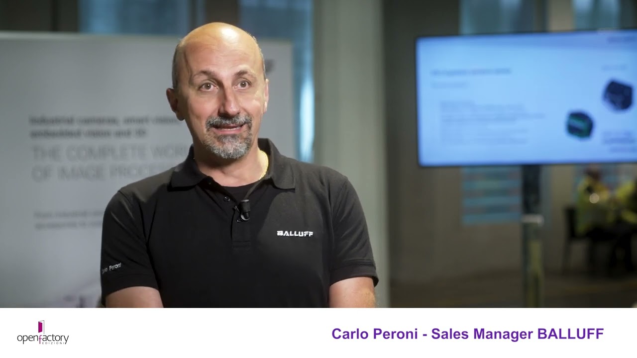 Italian Machine Vision Forum 2024 - Carlo Peroni, Sales Manager di BALLUFF
