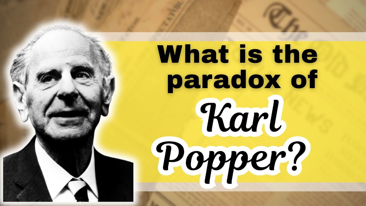 What is the paradox of Karl Popper? - YouTube