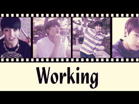 【日本語訳/英韓カナルビ】JUNGKOOK - Working(仕事中) [楊花大橋 cover] 【BTS/防弾少年団】