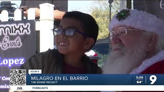 Milagro en el Barrio provides Christmas presents for kids on the Southside
