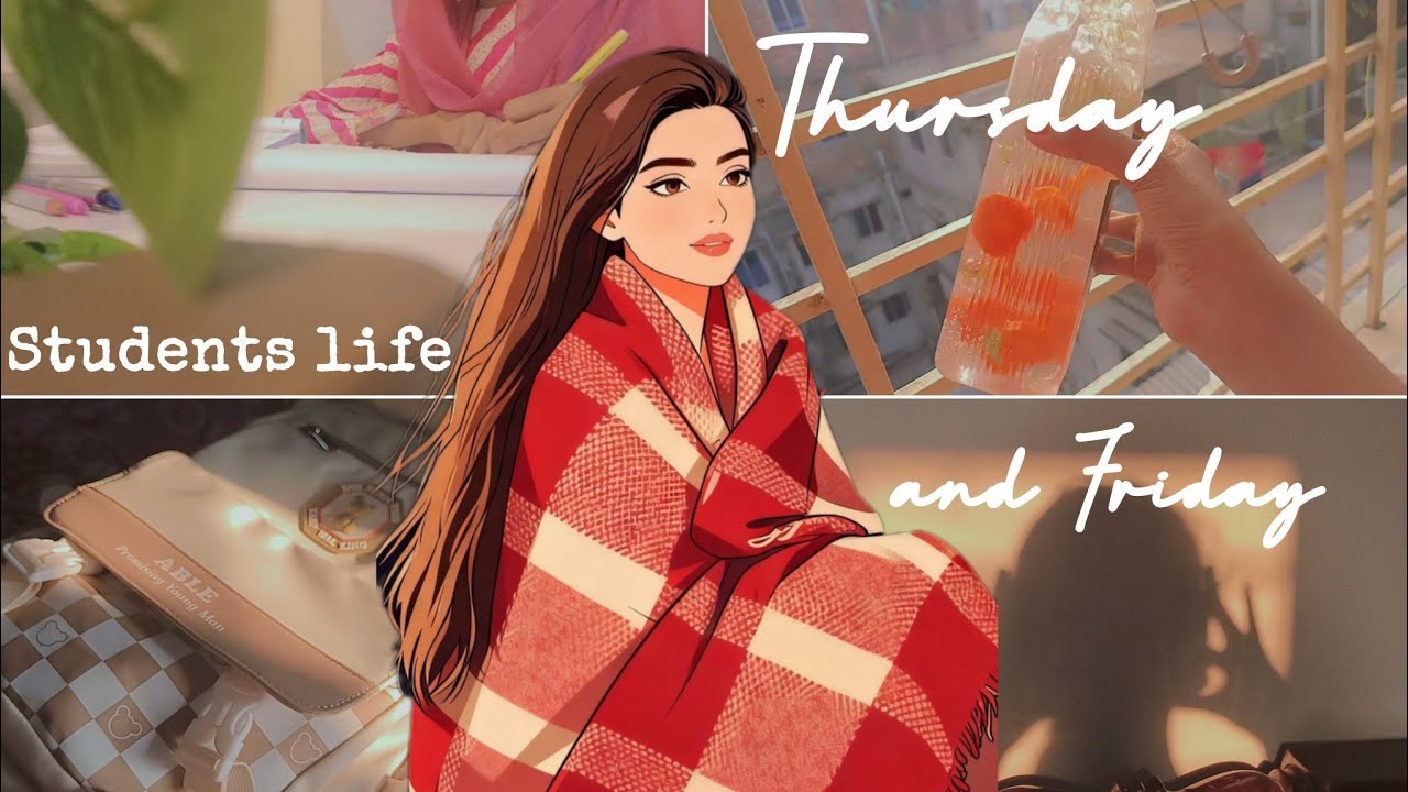 My Productive Thursday & Friday 🦢 | Student Life Vlog | Aesthetic & Cozy ✨