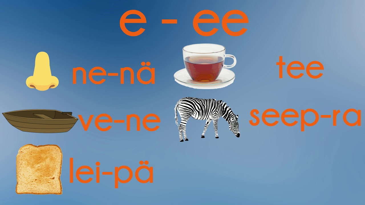 Yksi vai kaksi vokaalia?