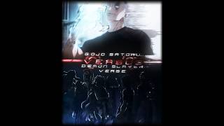 Gojo Vs DS verse #trending #edit #anime #gojo #demonslayer #jjk #jujutsukaisen #tanjiro #giyuu #fyp