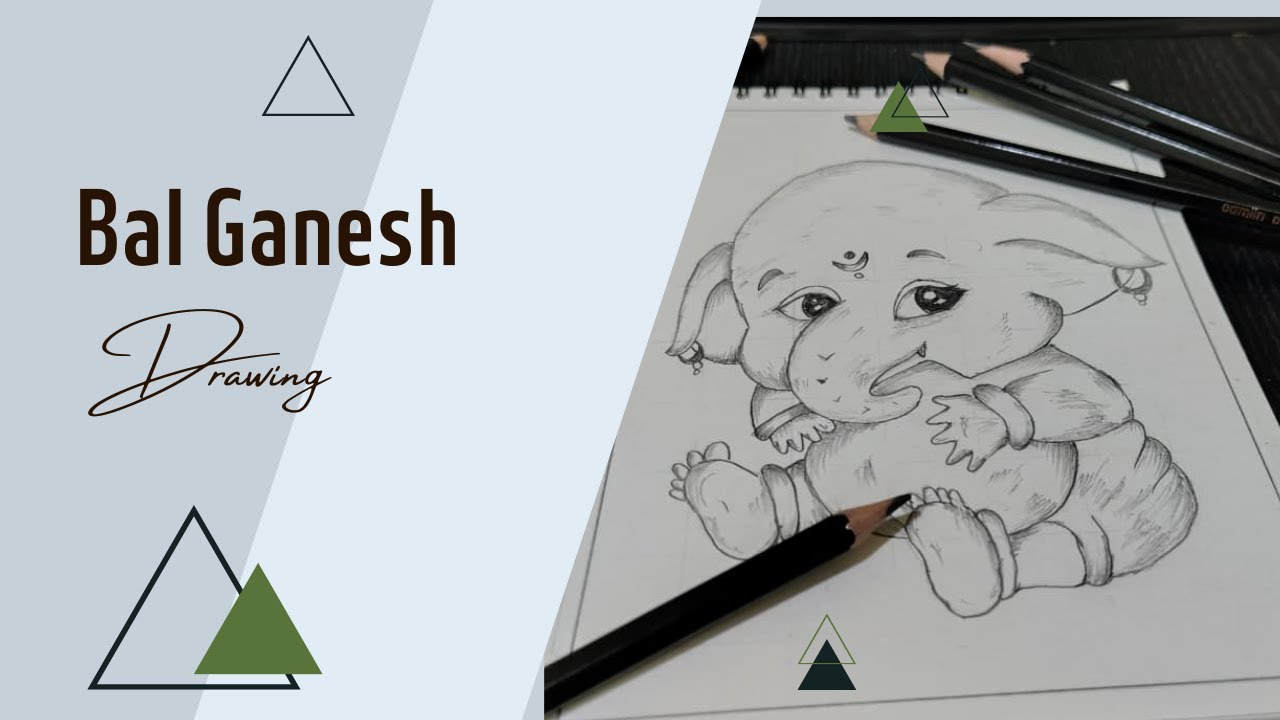Bal Ganesha Drawing for Beginners | Step by Step Tutorial - YouTube