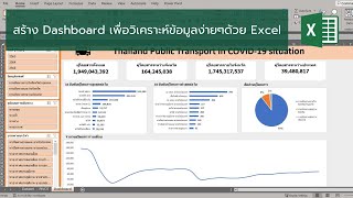 สร้าง Dashboard เพื่อวิเคราะห์ข้อมูลง่ายๆด้วย Excel