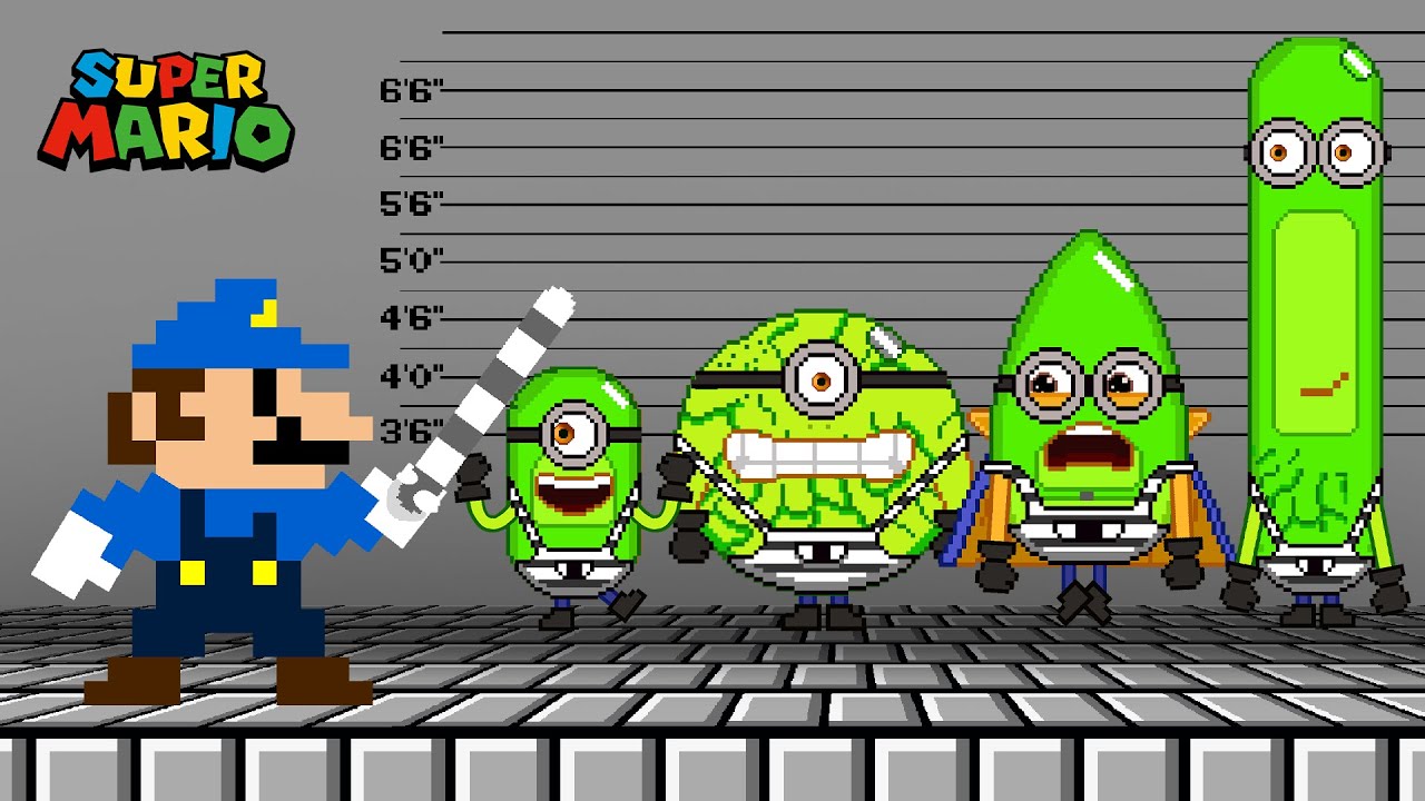 Mario Locked Mega MINIONS in Mario's Prison | Sad Story - YouTube