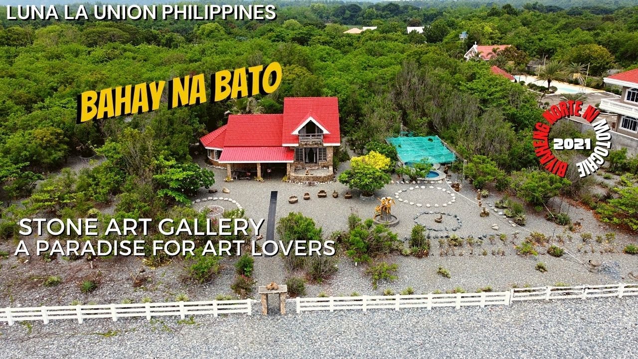 AERIAL VIEW OF BAHAY NA BATO STONE HOUSE A PARADISE FOR ART LOVERS