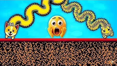 SNAKE IO 🐍 BISCUIT SNAKE IO 🐍 vs 💀 MONSTER TAIGA EPIC SNAKE IO 🐍 BEST FUNNY SNAKE GAME 