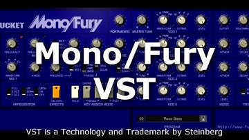 Classic synthesizer emulation Mono/Fury VST Free