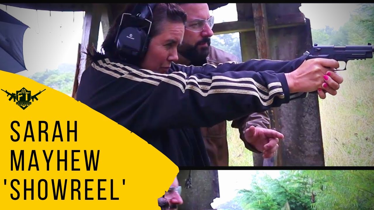 Sarah Mayhew Showreel while on the Handgun & Tactical Rifle Firearm Training for Film & TV Course