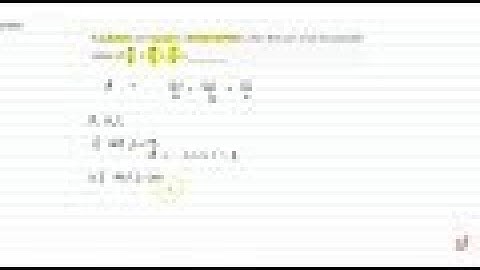 IIT JEE RELATIONS AND FUNCTIONS If `a , b` and `c` are non-zero rational numbers, then the sum of...