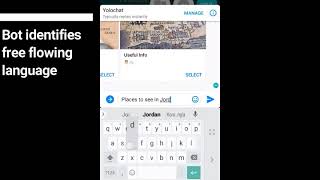 Travel chatbot template Supertext screenshot 4