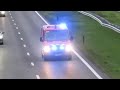 Brandweer Rietdekkers en Politie met over de A50 bij Herpen