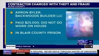 Blair County contractor jailed on home improvement fraud charges | WTAJ