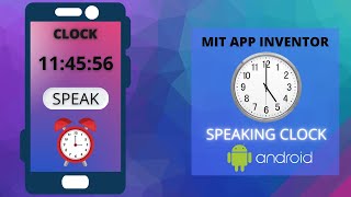 How To Create Speaking Clock App || MIT App Inventor || By Krishna Raghavendran screenshot 1