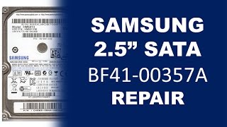 Samsung Spinpoint BF41 00357A HM501IX HM321HX repair and data recovery Samsung Spinpoint BF41 00357A HM501IX HM321HX repair and data recovery