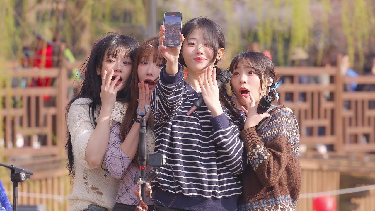 [8K]QWER '어디로든 버스킹' 제천 히나 직캠 풀버전 HINA FULLver. FANCAM 250415