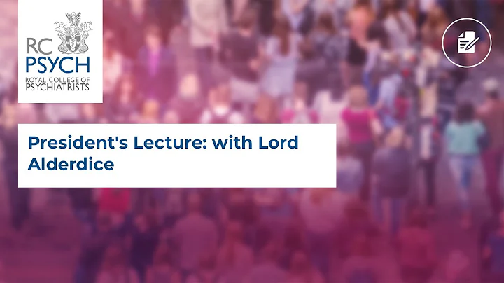 President's Lecture: with Lord Alderdice