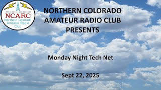 Monday Night Tech Net, Sept 22, 2025