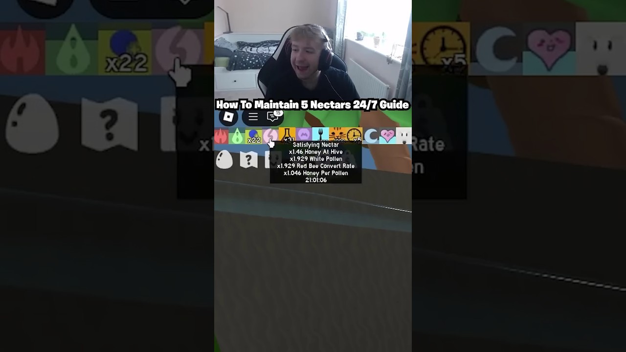 MAX NECTAR IN A 2-3 HOURS! How To Maintain The MOST Important Stat In Bee Swarm Sim Honeymaking 24/7