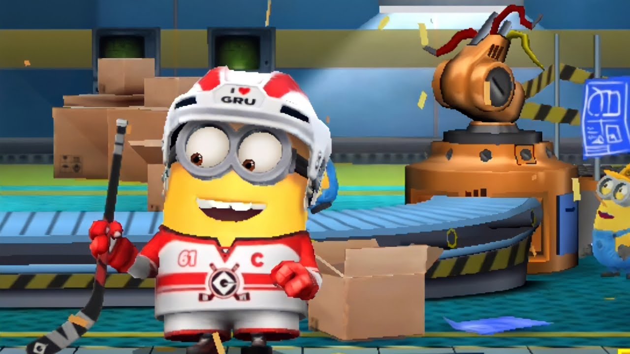 Minion rush Special Mission: Billion downloads party | HOCKEY PLAYER