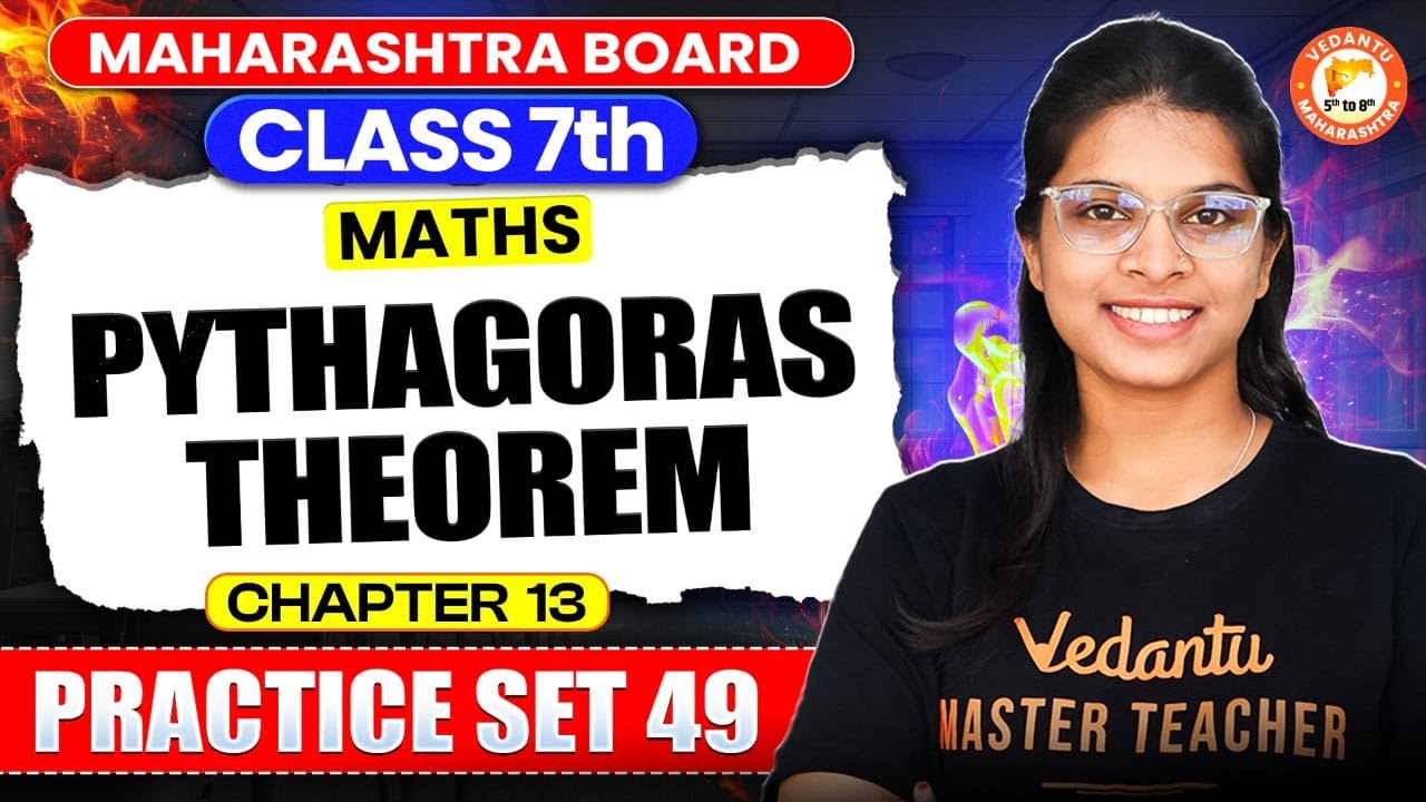 Pythagoras Theorem Class 7th Problem Set 49 | Maths Class 7 Chapter 13 | Maths By Vidhi Mam