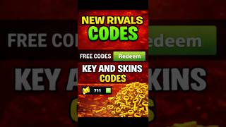NEW RIVALS CODES 🔥 (WORKING)