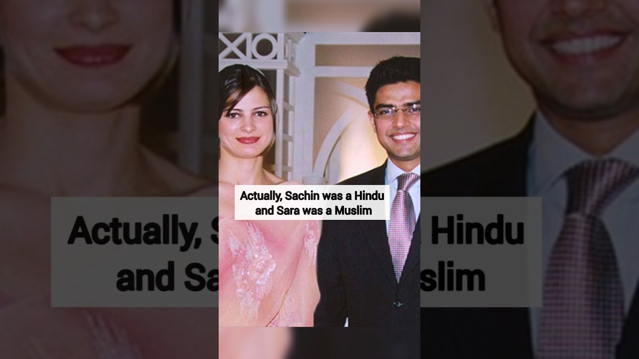 Sachin Pilot & Sara Abdullah love ❤ story 