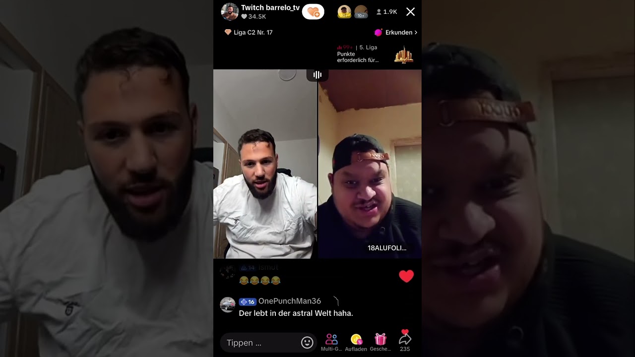 🚫 Barello gibt AluFolie Flirt Tipps 😂🤯 #tiktok #live #barello #alufolie #fitna #auto #taxi #uber