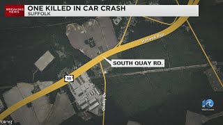 1 dead after single-vehicle crash in Suffolk