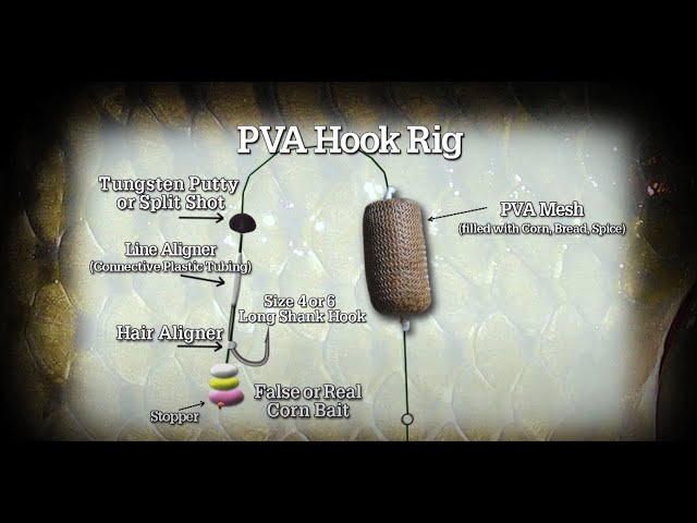 Setting Up a PVA Mesh Carp Rig 