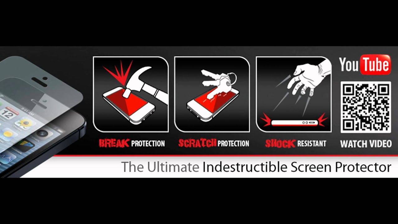 Xtreme Indestructible Protector Screen to IPhone 6 YouTube