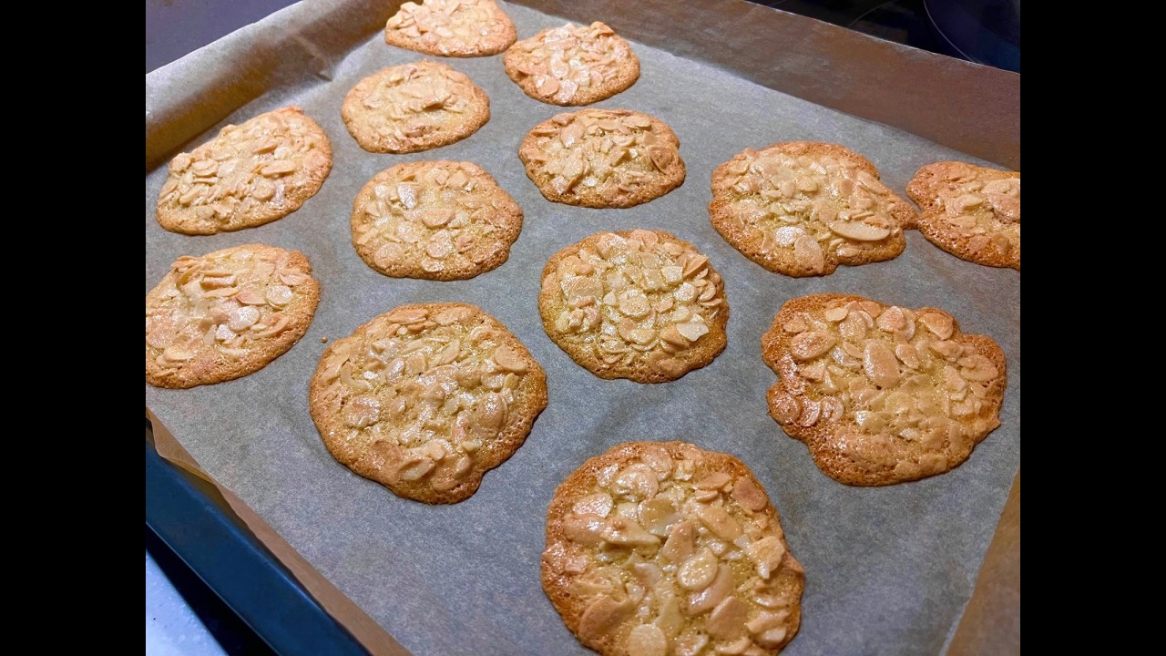Tuiles AUX Amandes EFFILÉES | Almond tiles Biscuits